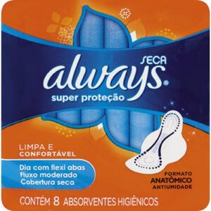 ABSORVENTE ALWAYS SEC. C/AB. C/8