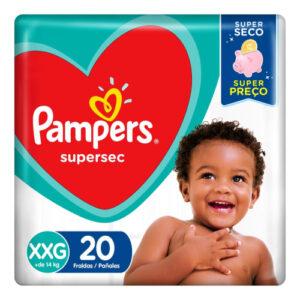FRALDA PAMPERS CALCA SUPERSEC XXG C/20