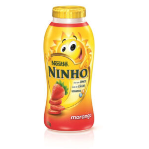 IOGURT NINHO SOLEIL LIQ. MORANGO 170g