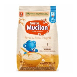 MINGAU MUCILON RF ARROZ E AVEIA 180g