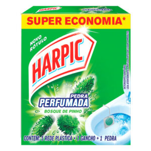 PASTILHA SANITÁRIA HARPIC OF. PINHO CAMP. 25g