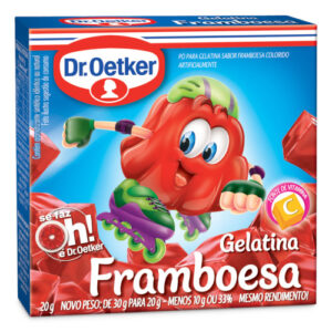 GELATINA DR. OETKER CX FRAMBOESA 20g