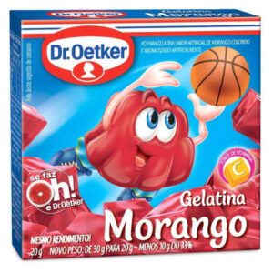 GELATINA DR. OETKER CX MORANGO 20g