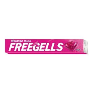 BALA DURA FREEGELLS DROPS MORANGO CREAM 27,6g