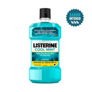 ANTISSÉPTICO BUCAL LISTERINE COOL MINT L500P350ml