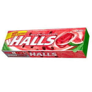 BALA DURA HALLS MELANCIA 28g