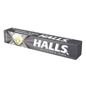 BALA DURA HALLS MENTA PRATA 28g
