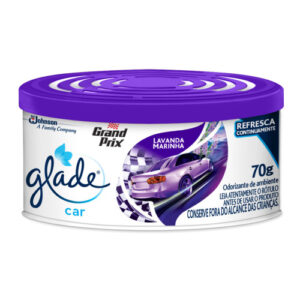 ODORIZANTE AMBIENTAL GLADE GEL CAR LAVANDA MARINHA 70g