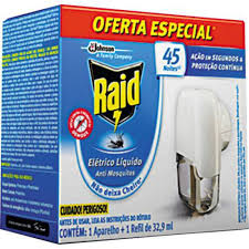 REPELENTE ELET. RAID LIQ. 45N +APRELHO G.