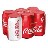 REFRIGERANTE  COCA-COLA LT 6x350ml