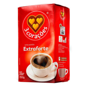 CAFÉ 3 CORAÇÕES VACUO EXT. FORTE 250g