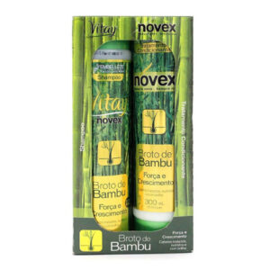 KIT SHAMPOO + CONDICIONADOR VITAY/NOVEX BROTO BAMBU 2x300ml