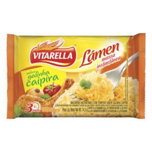 MACARRÃO INSTANTÂNEO VITARELLA GALINHA CAIP. 74,3g