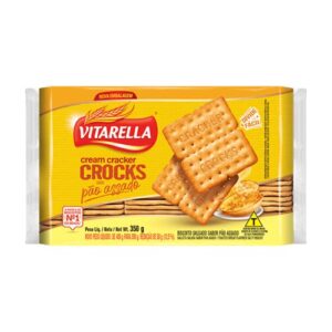 BISCOITO VITARELLA CREAM CRACKER. PAO ASSADO 350g
