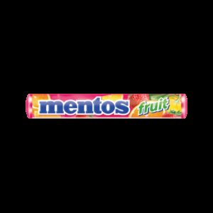 CONFEITO MASTIGÁVEL. MENTOS STICK FRUIT 37,5g