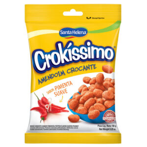 AMENDOIM SANTA H. CROKISSIMO PIMENTA SUAVE 150g