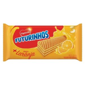 BISCOITO CAPRICCHE FUTURINHOS WAF. LARANJA 80g