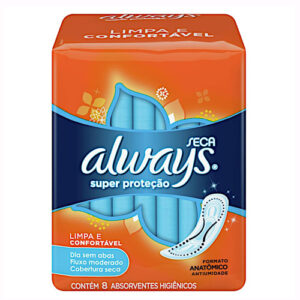 ABSORVENTE ALWAYS SEC. S/AB. C/8