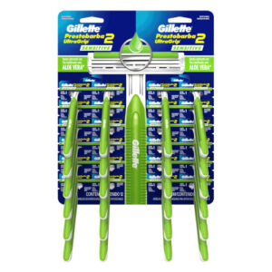 APARELHO DE BARBEAR GILLETTE  SENSITIVE VERDE 1x2