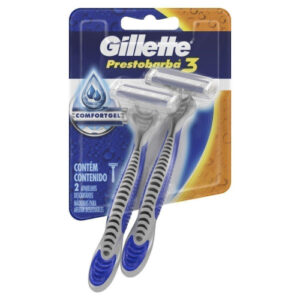 APARELHO DE BARBEAR GILLETTE 3 MASC. 1x2