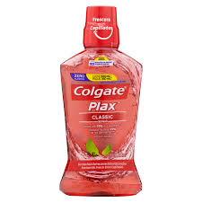 ANTISSÉPTICO BUCAL COLGATE PLAX CLASSIC L500P350ml