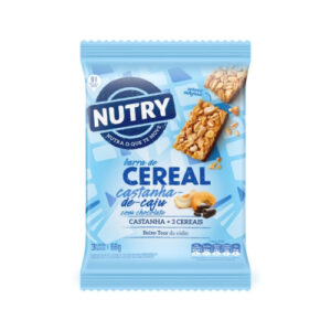 BARRA DE CEREAIS NUTRY CL. CAST. CAJU CHOC. 22g