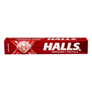 BALA DURA HALLS MORANGO 28g