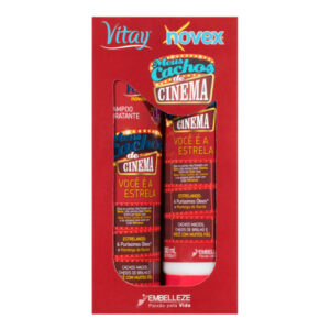 KIT SHAMPOO + CONDICIONADOR VITAY/NOVEX M. CACH. CINEMA 2x300ml