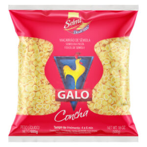 MACARRÃO GALO CONCHA 500g