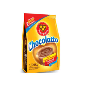 ACHOCOLATADO EM PÓ 3 CORAÇÕES CHOCOLATTO RF 1,020kg