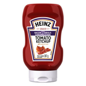 KETCHUP HEINZ BACON E CEBOLA PET 397g