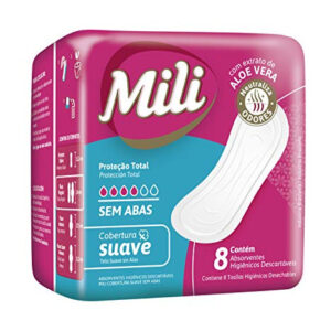 ABSORVENTE MILI PROTEÇÃO TOTAL SV S/AB. C/8