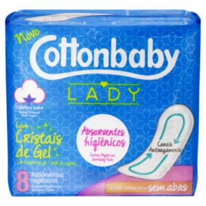 ABSORVENTE COTTONBABY LADY SV S/AB C/8