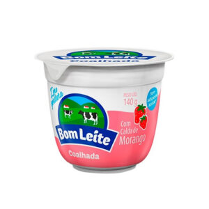 COALHADA BOM LEITE MAGRA MORANGO 140g