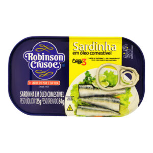 SARDINHA ROBINSON CRUSOE ÓLEO 125g