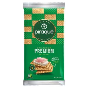 BISCOITO PIRAQUE CRACKER PREMIUM INTEGRAL 162g