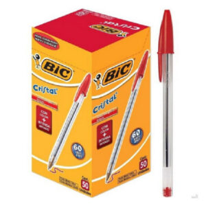 CANETA BIC CRISTAL VERMELHA