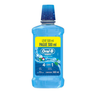 ANTISSÉPTICO BUCAL ORAL-B 4/1 MENTA L500P300ml
