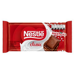 BARRA DE CHOCOLATE NESTLÉ CLASSIC PRESTIGIO 80g