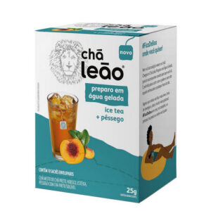 CHA LEAO GELADO PESSEGO 25g