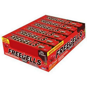 BALA DURA FREEGELLS DROPS CEREJA/CHOC. 27,5g