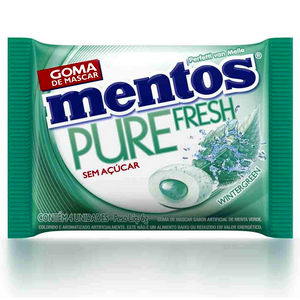 GOMA DE MASCAR MENTOS SACH. PURE WINTERGREN 2g