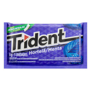 GOMA DE MASCAR TRIDENT SAB. HORT.MENTA 8g