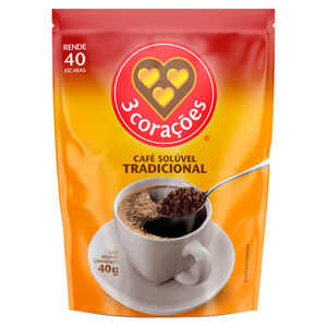 CAFÉ 3 CORAÇÕES SOL. TRADICIONAL 40g