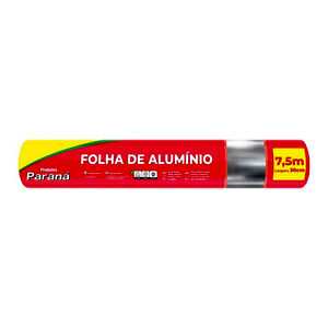 FOLHA DE ALUMÍNIO PARANA 7,5mt x 30cm