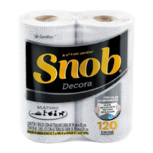 PAPEL TOALHA SNOB DECORA C/2