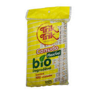 CANUDO DESCARTÁVEL TRIK TRIK FLEXIVEL BIO EMB. C/100