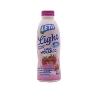 BEBIDA LÁCTEA LETA GF LIGHT MORANGO 850g