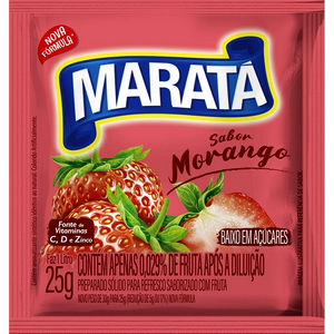REFRESCO PO MARATÁ MORANGO 25g