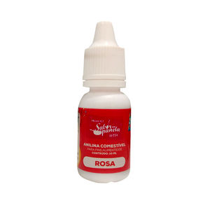 ANILINA COMESTÍVEL SABOR NA PANELA ROSA 10ml
